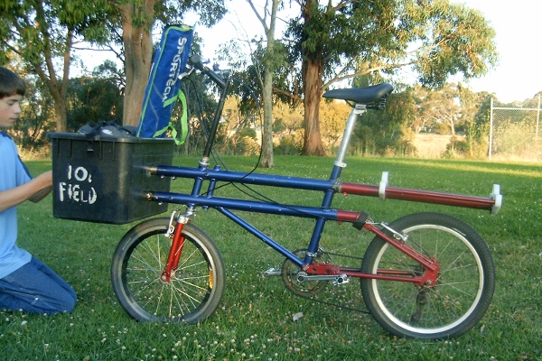 The standard bike with front storage